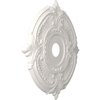 Ekena Millwork Attica PVC Ceiling Medallion (Fits Canopies up to 7 3/4"), 22"OD x 3 1/2"ID x 1"P CMP22ATGBW